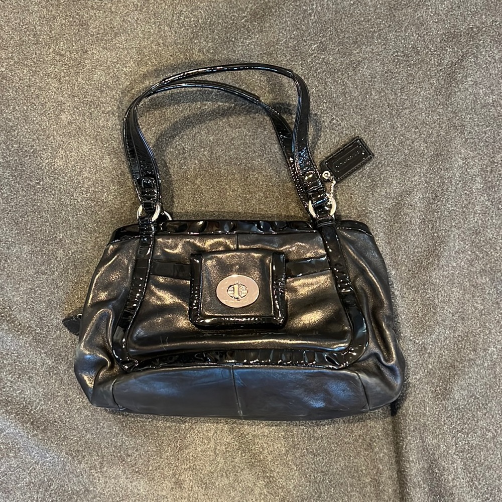 Coach leather bag